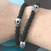 Skull bracelet set - ha..