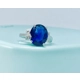 Blue oval ring - size 8 Blue oval ring - size 8