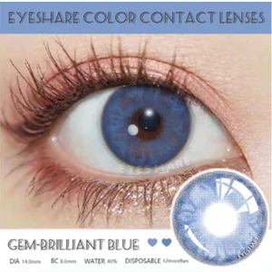 Eyeshare Gem - Brilliant Blue Color Contact Lens