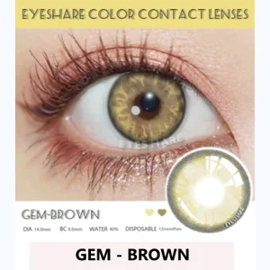 Eyeshare Gem - Brown Color Contact Lens