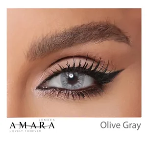 Amara - Olive Gray Color Contact Lens