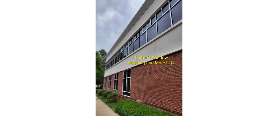 Commercial window cleaning  