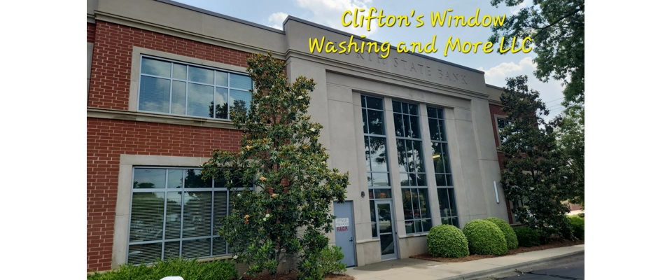 Commercial exterior window cleaning 