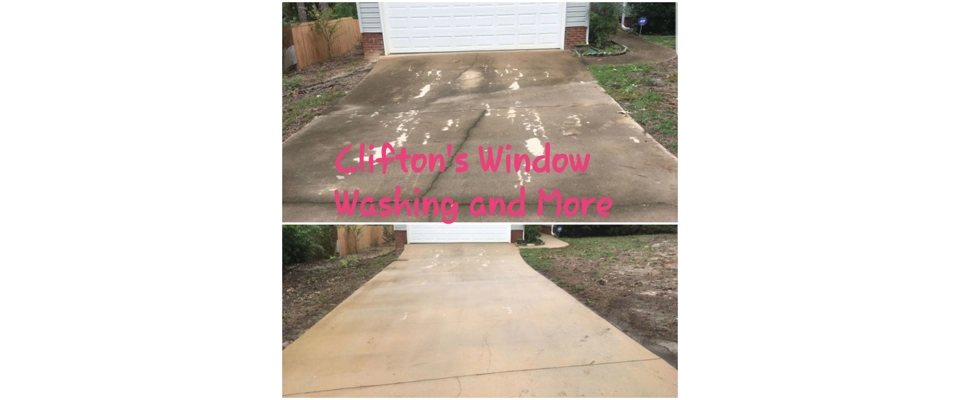 Drive way power Washing (Clifton's Window Washing and More)