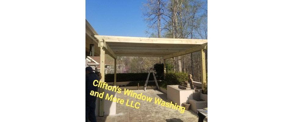Custom Pergolas (Clifton's Window Washing and More LLC)