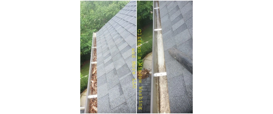 Gutter cleaning ( Clifton's Window Washing and More LLC )
