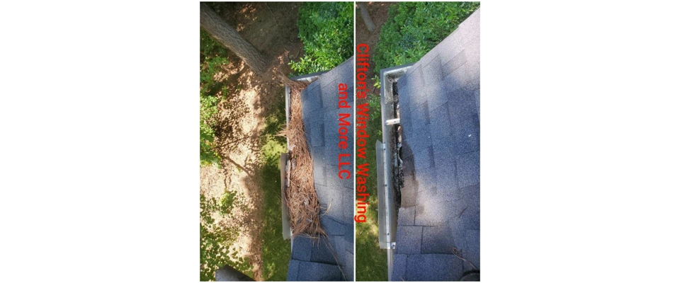 Gutter cleaning (Clifton's Window Washing and More LLC)