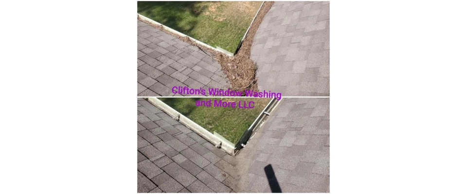 Gutter cleaning (Clifton's Windows Washing and More LLC)