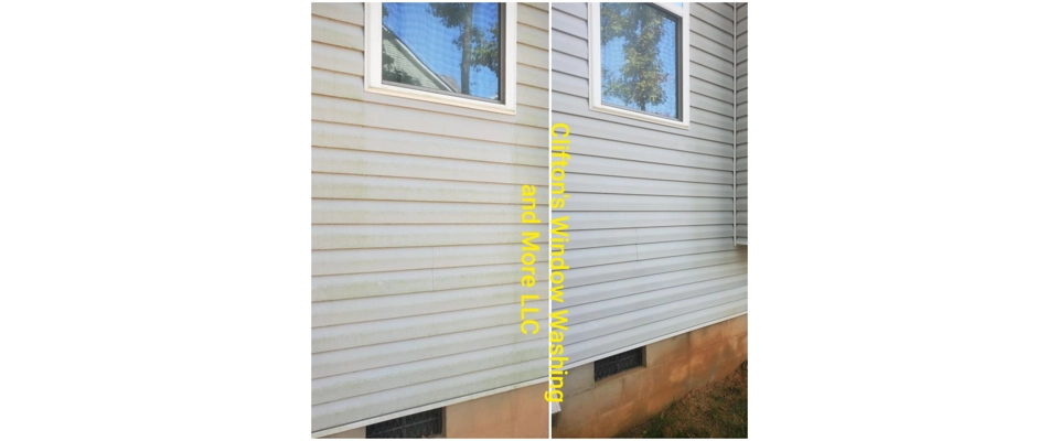 Residential house power wash (Clifton's Window Washing and More LLC)