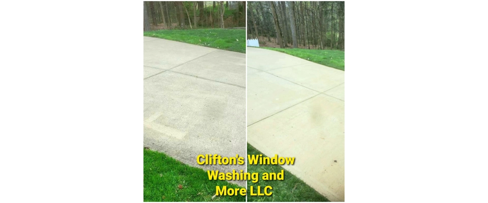 Power washing (Clifton's Window Washing and More LLC)