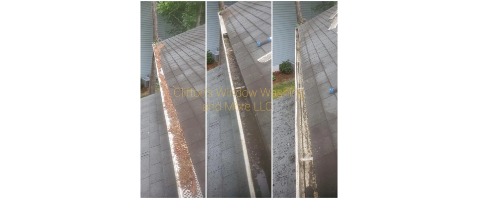 Gutter cleaning (Clifton's Window Washing and More LLC)