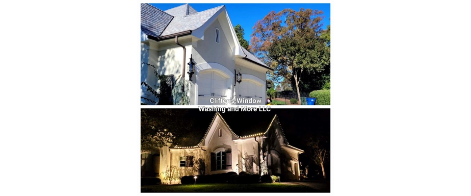 Christmas lights installation 