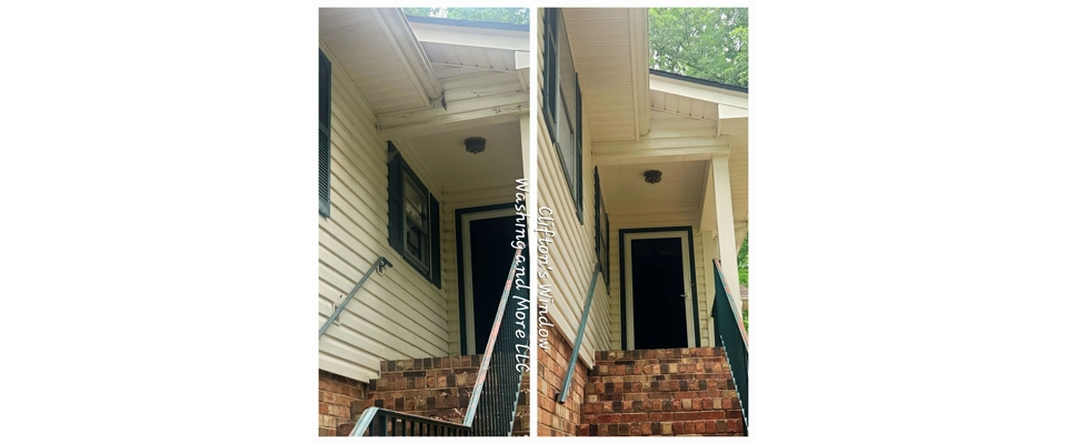 Residential home soft wash