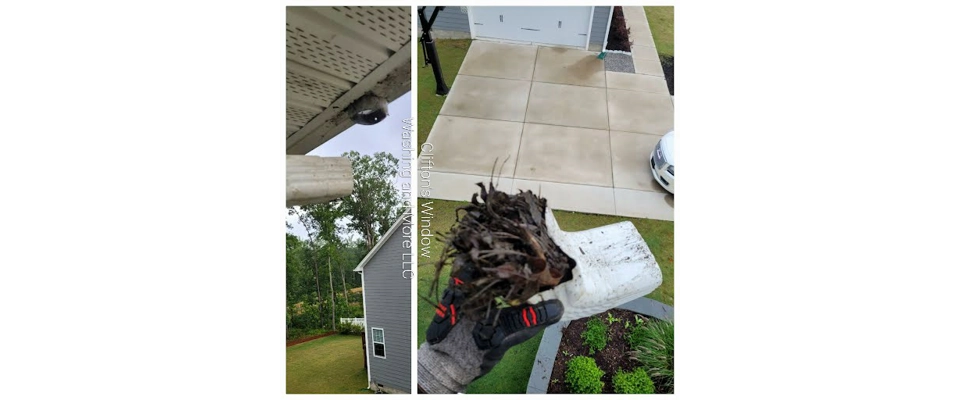 Gutter cleaning / Down spout cleaning 