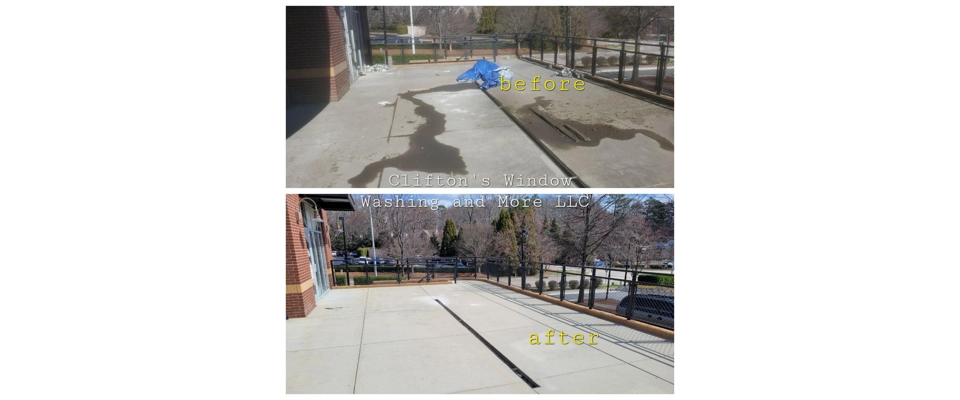 Power washing commercial service