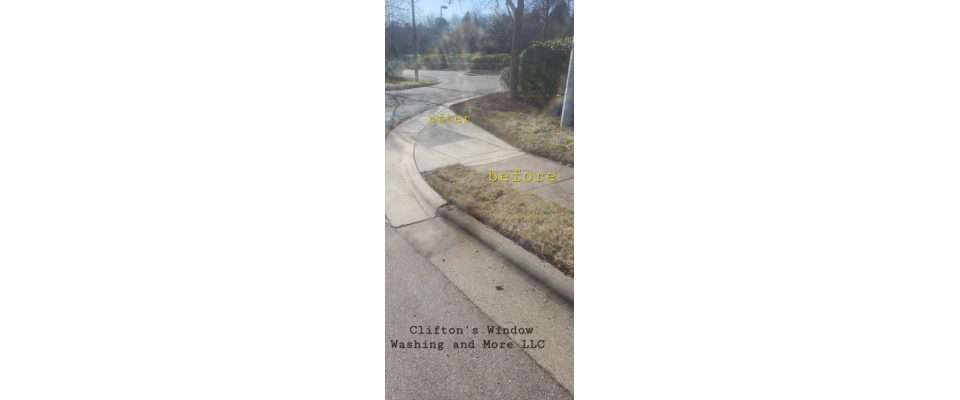 Curb side power washing commercial 