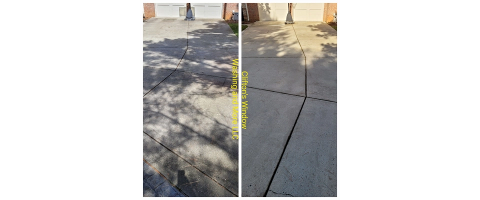 Driveway power washing 