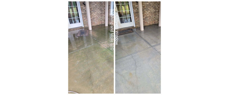 Patio power washing 