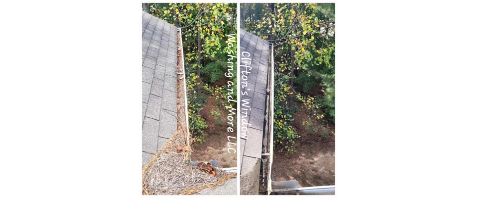 Apartment complex gutter cleaning 