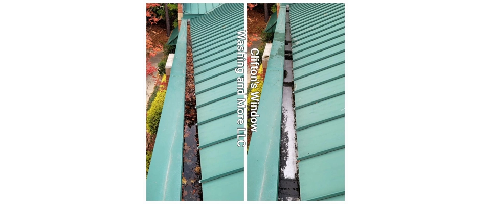 Commercial gutter cleaning 
