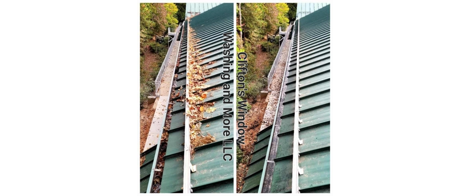 Commercial gutter cleaning 