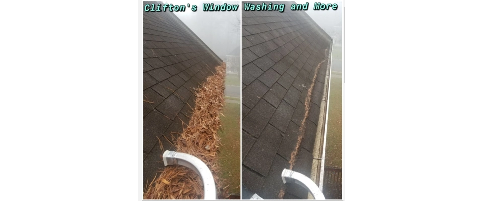 Gutter Cleaning (Clifton's Window Washing and More)