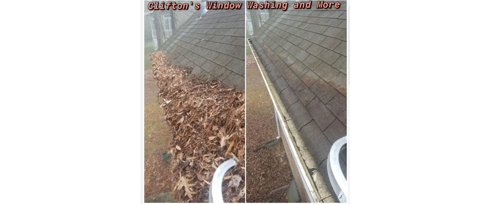 Gutter Cleaning (Clifton's Window Washing and More)