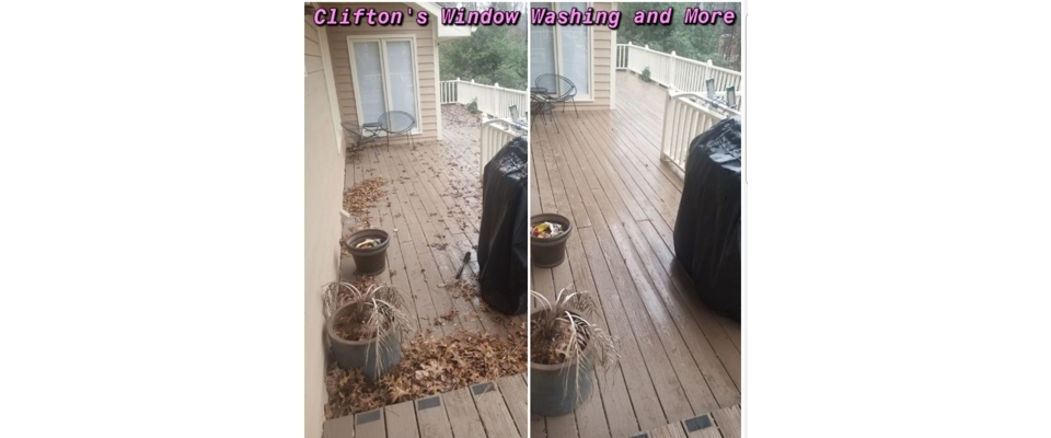 Patio/Deck Cleaning (Clifton's Window Washing and more)
