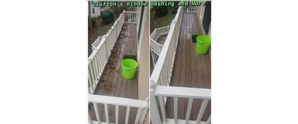 Patio cleaning (Clifton's Window Washing and More)