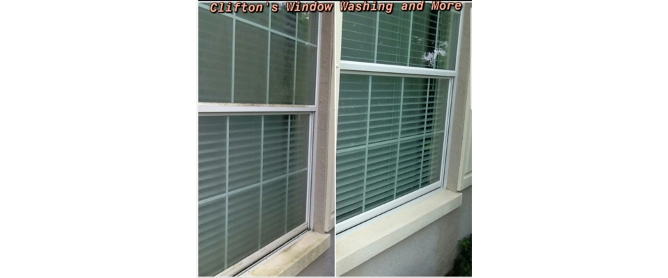 Residental exterior windows cleaning (Clifton's Window Washing and More)