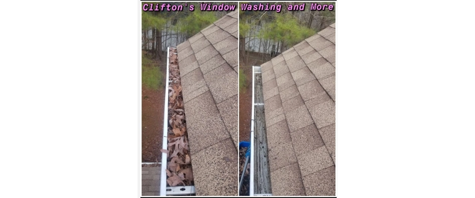 Gutter Cleaning (Clifton's Window Washing and More)