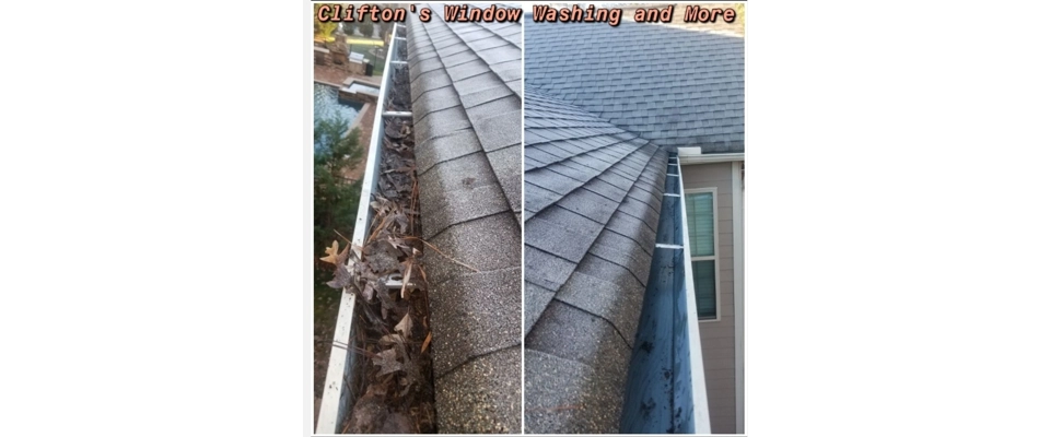 Gutter Cleaning (Clifton's Window Washing and More)