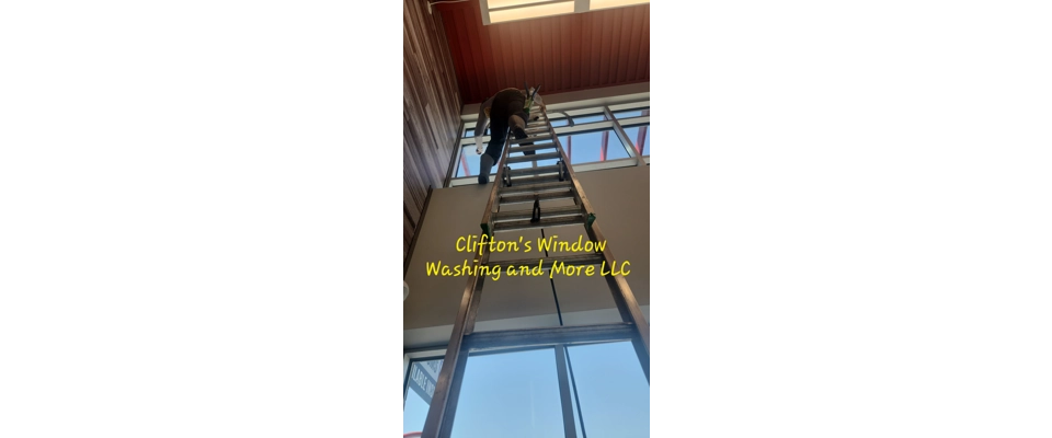 Commercial window cleaning 