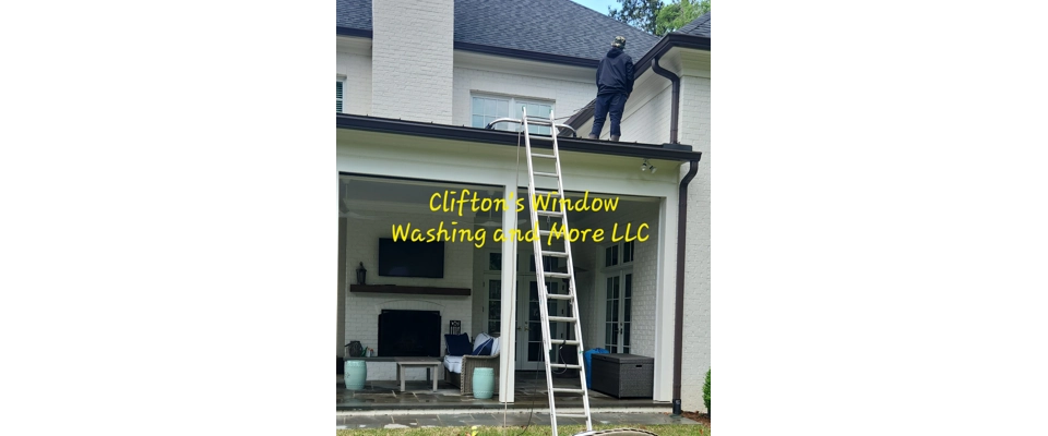 Residential gutter cleaning, house washing, and window cleaning 