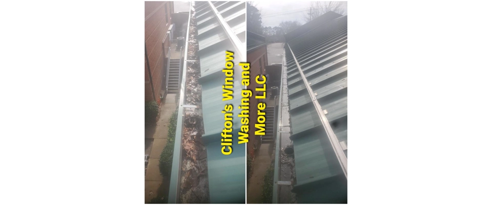 Commercial Gutter Cleaning (Clifton's Window Washing and More LLC)