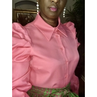 Perfect in Pink puff sleeve top