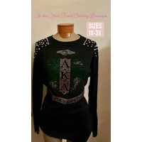 The Noir Black puff sleeve top