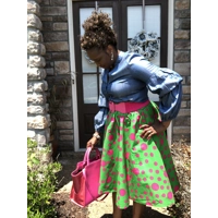 Uniquely Inspired Polka skirt