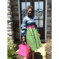 Uniquely Inspired Polka skirt