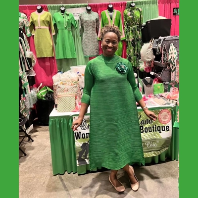 The… Crinkle pattern “Denise” dress