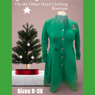 Killing it! in Kelly Cozy Green Coat