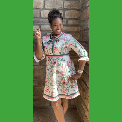 Yes... "She Ready" Floral Dress