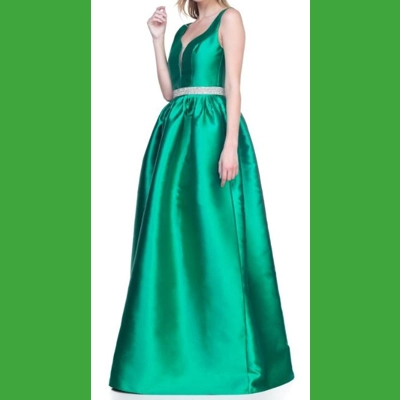 Emerald Green Gown Emerald Green Gown