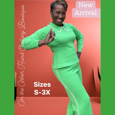 The Pearlfect 2pc Pant Set