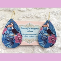 Toucans Light Weight Faux Leather..