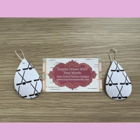 Hockey Weight Faux Leather Dangle..