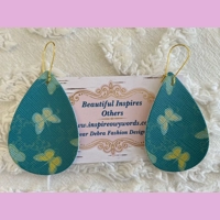 Butterflies Light Weight Faux Lea..