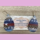 July 4th Animal PrInt Faux Leather Dangle Earrin..