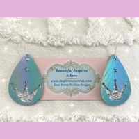 Crowns against cancer faux leathe..