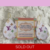 LV Light Weight Faux Leather Dang..